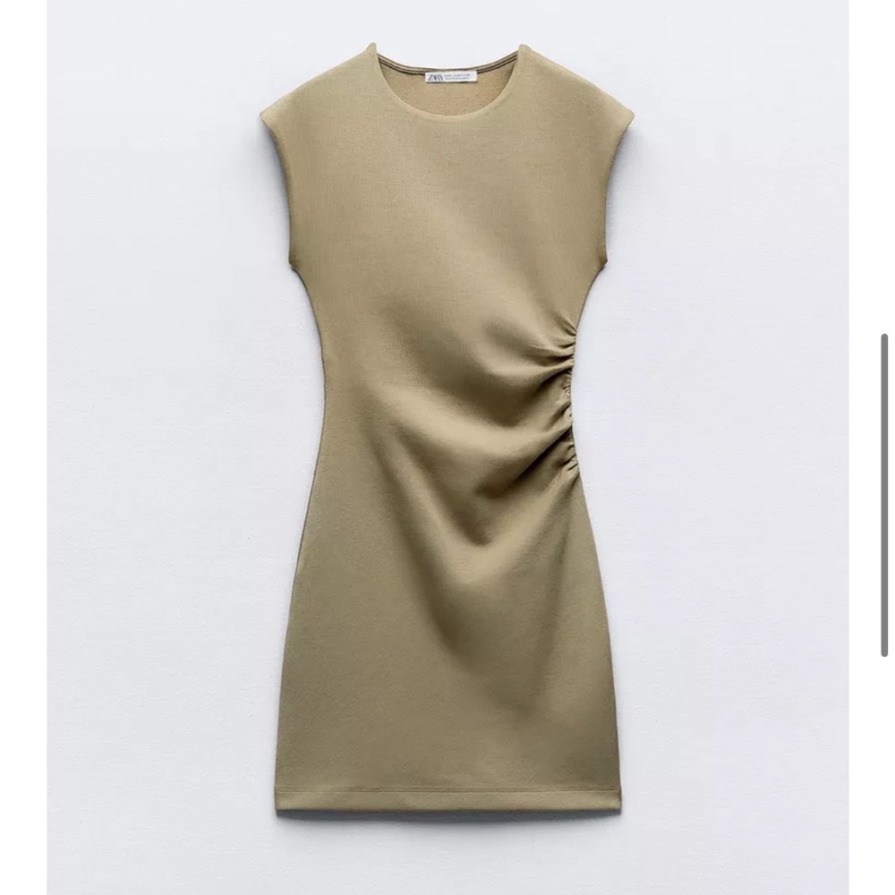 Zara Beige Mini Dress